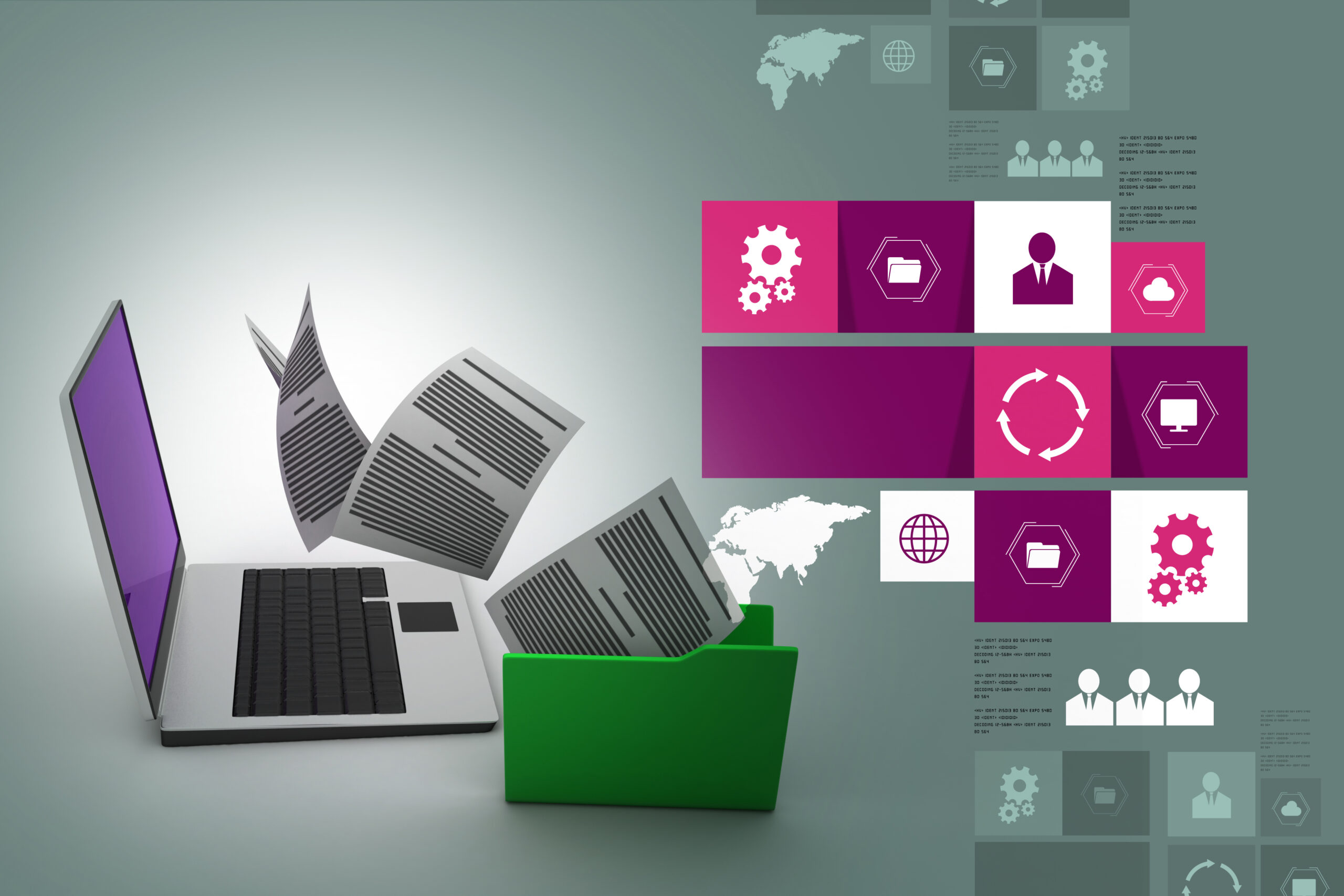 Organised bid library of tender documents, reusable content and past submissions