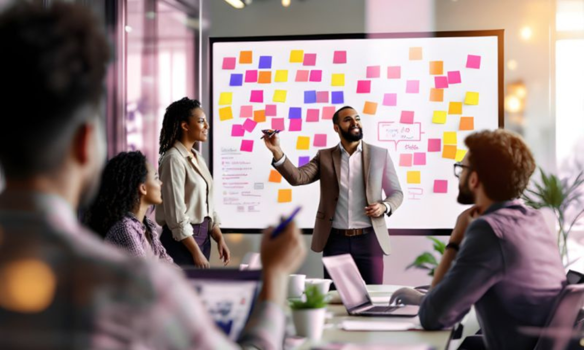 Live Bid Strategy Workshop – Bid Fusion Bid Fusion facilitator leading a live bid strategy workshop with a professional team